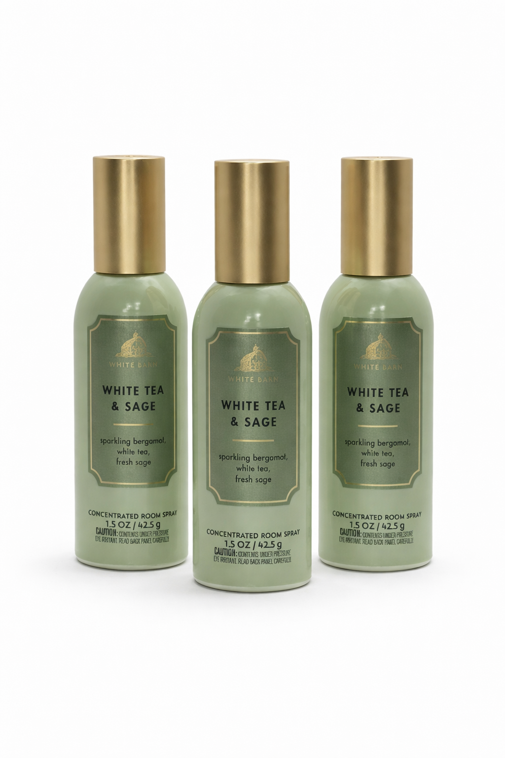 White Tea & Sage Room Spray 3 Room Spray 3 Pack | Home Fragrance 1.5 Oz / 42.5 G