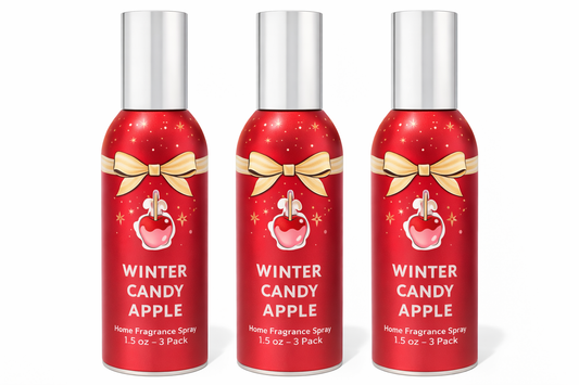 Winter Candy Apple Room Spray 3-Pack | Long-Lasting Home Fragrance